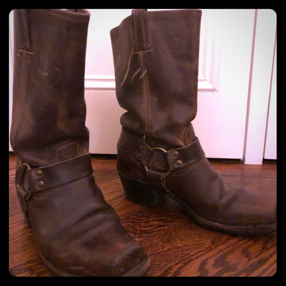 Frye Harness Boots